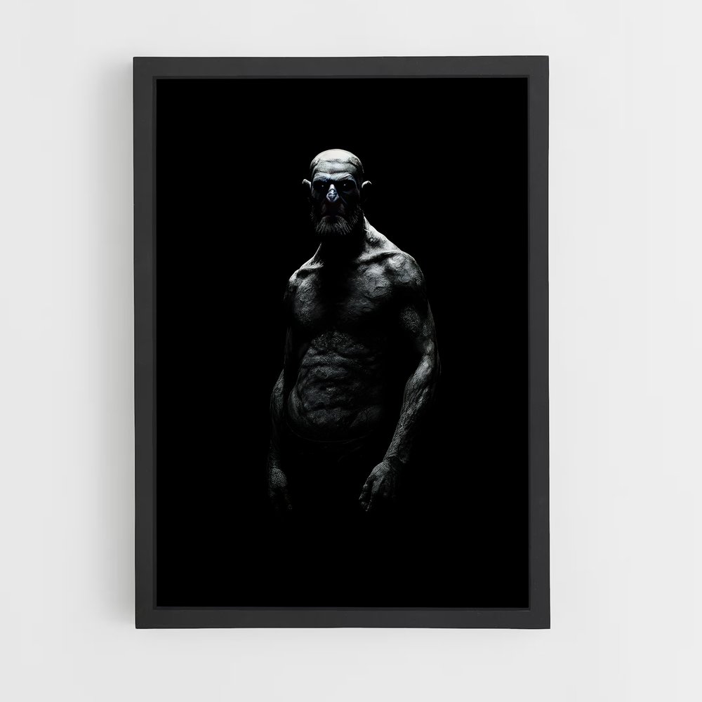 Poster Khamzat de chimaev – affiche MMA (vue 2)